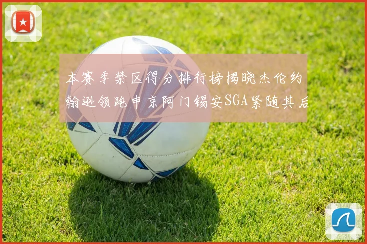 本赛季禁区得分排行榜揭晓杰伦约翰逊领跑申京阿门锡安SGA紧随其后
